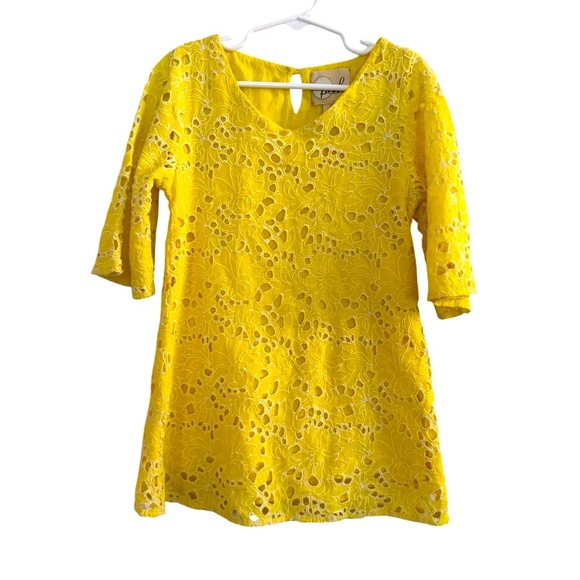 Bundle size 4 Toddler Girls Dresses 3PC Set Lot Blue Yellow - Picture 6 of 6